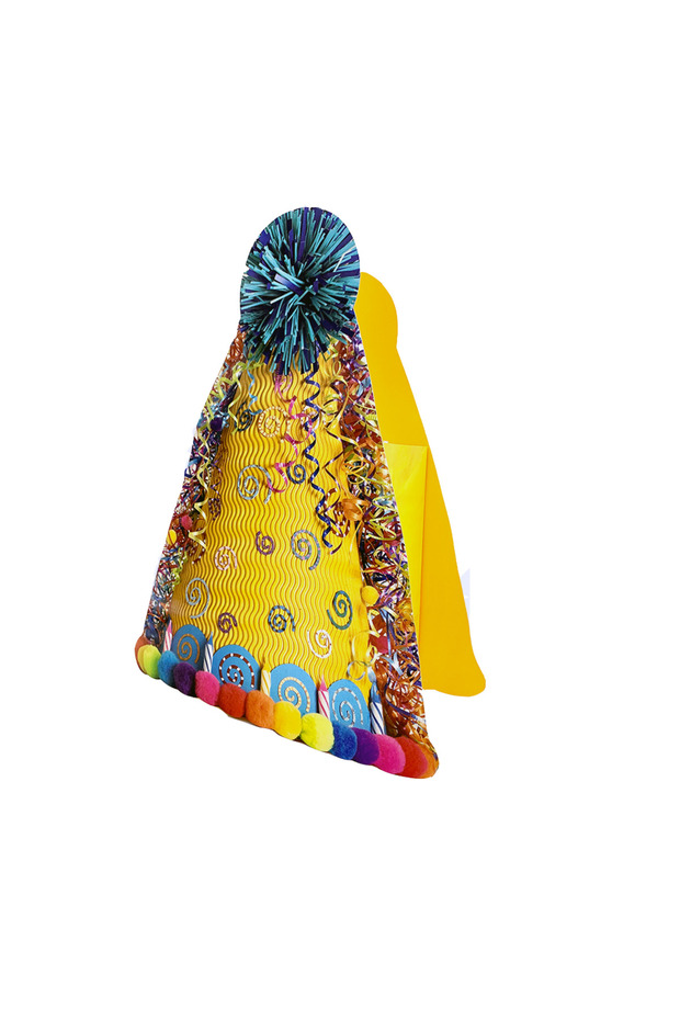 Party hat shaped paper bag - 1