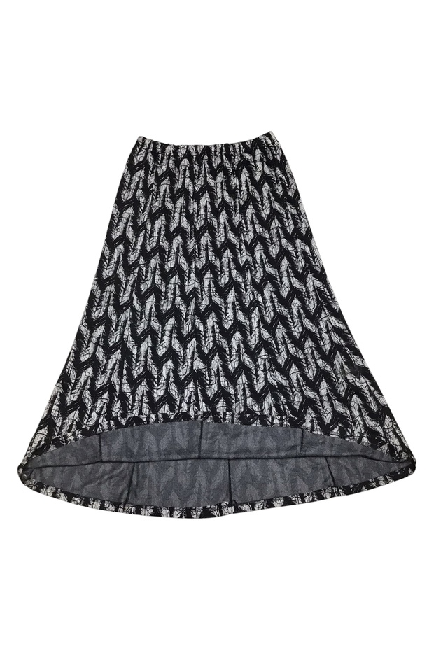 Women's Elastic Waist Patterned Fish Skirt