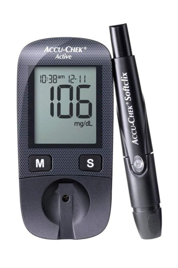 أكيو تشك أكتيف نظام مراقبة سكر الدم النشط مع عبوة من شرائط الفحص 50 شريط - ACCU-CHEK Active - 8