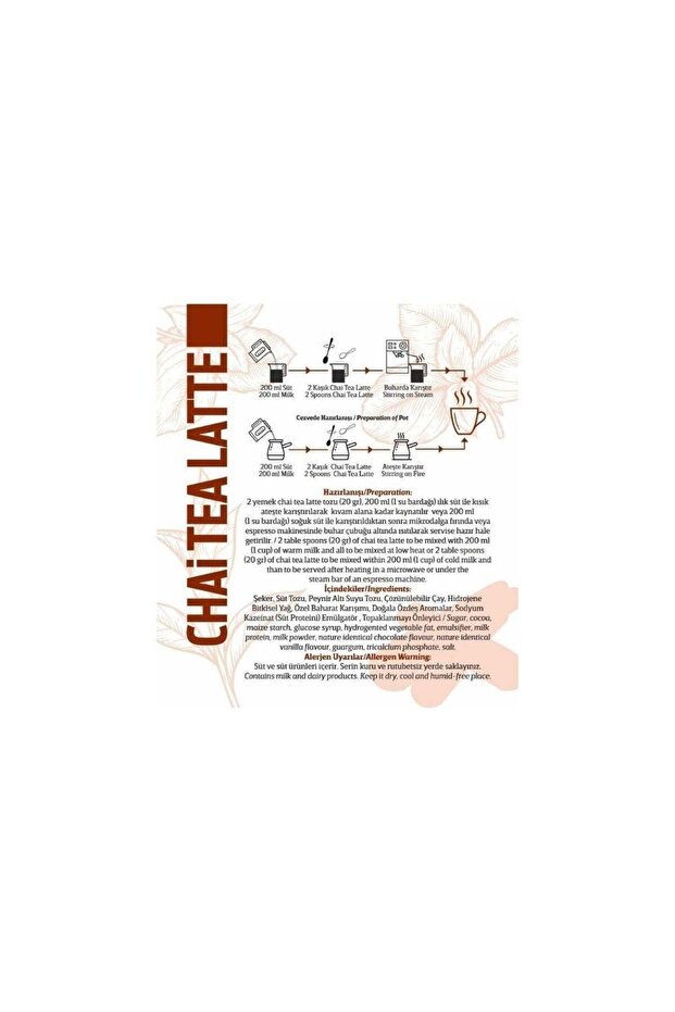 Chai Tea Latte 250G - 6