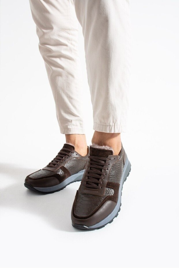 Men's Brown Casual Genuine Leather/Suede Shoes