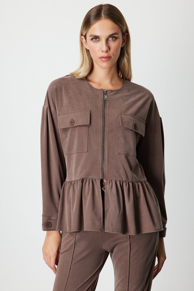 سترة بجيب مطوي-66518 - 1