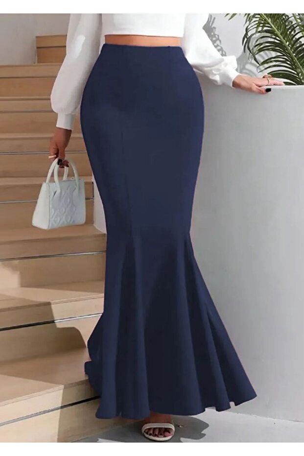 Women's Diver Fish Retractor Skirt Maxi Length Skirt