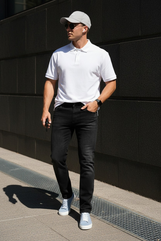 Men's Stretch Fabric Regular Fit Jeans