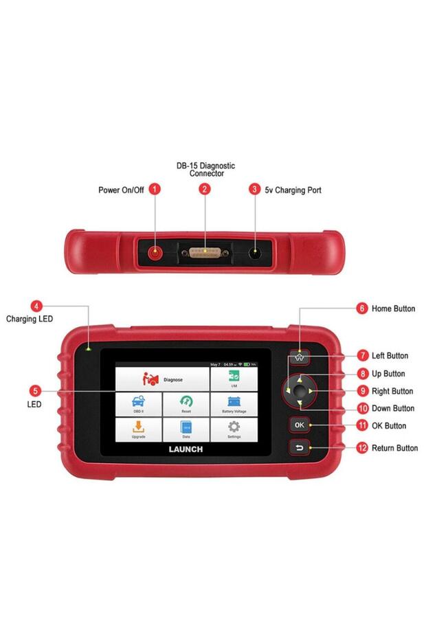 Professional Auto Tester CRP129X V2.0 12 Reset Functions and 4 Diagnostic Systems - 4