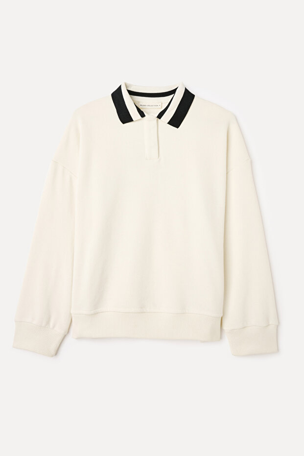 POLO YAKA SWEATSHIRT - 4