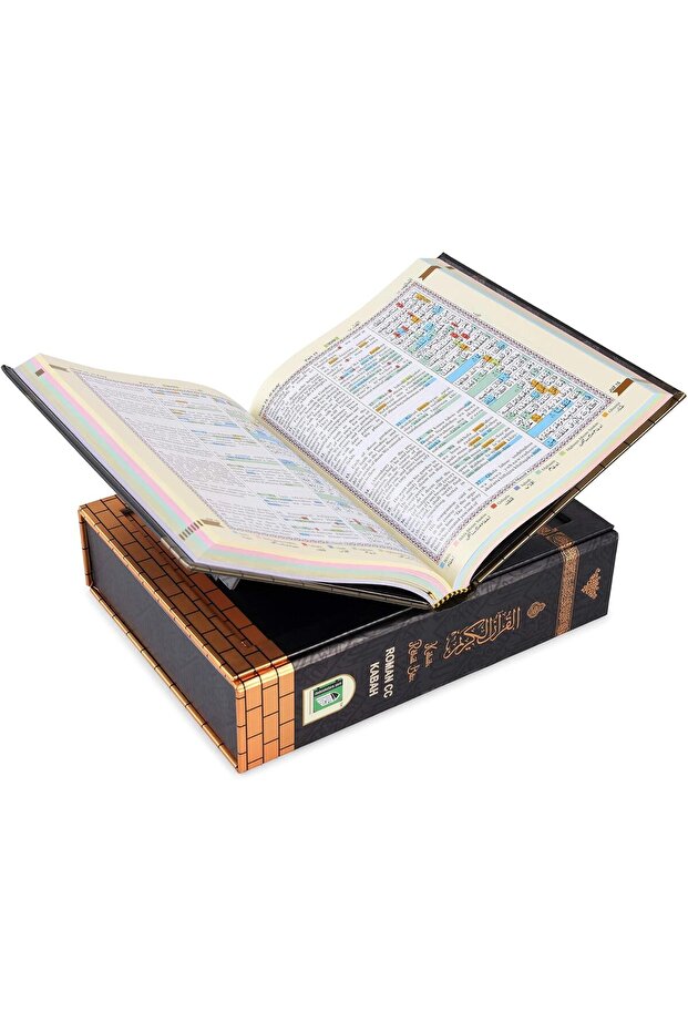 The Holy Qur'an Color Coded Tajweed Rules with Roman Script with Arabic Text & English Translation w - 5