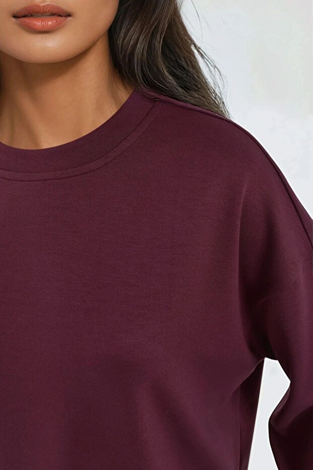 Modal Touch Basic Sweatshirt - 5