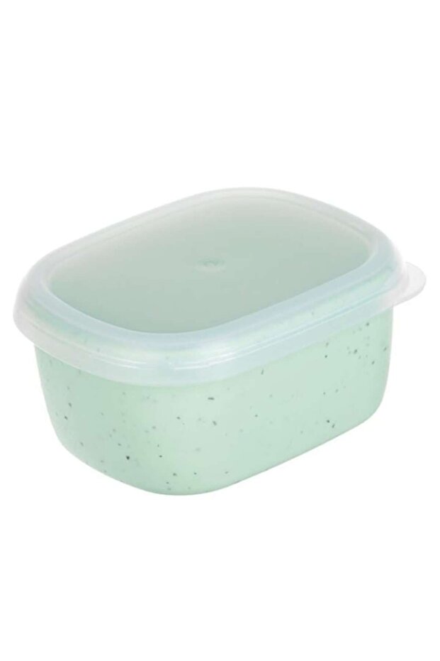 Mini Container 200ml Mint – Airtight Plastic Rectangular Container, Ideal for Snacks & Sauc - 2