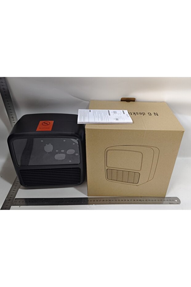 Mini Portable Heater with LCD Display, Fireplace Effect, 1500W, 2 Settings, Auto Shut-Off, 22 - 3