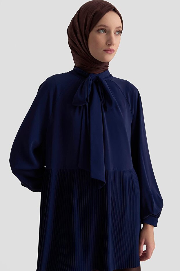 Piliseli Tunik 25KD1115 Lacivert - 3