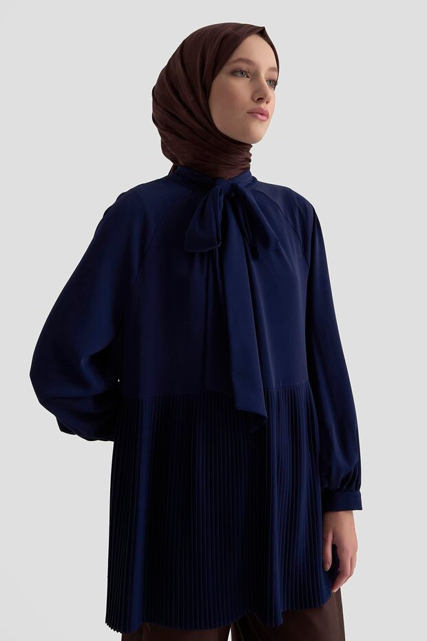 Piliseli Tunik 25KD1115 Lacivert - 4