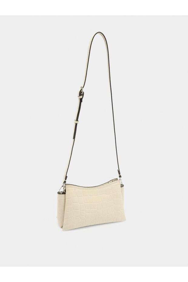 Deri Efektli Çapraz Çanta - 3