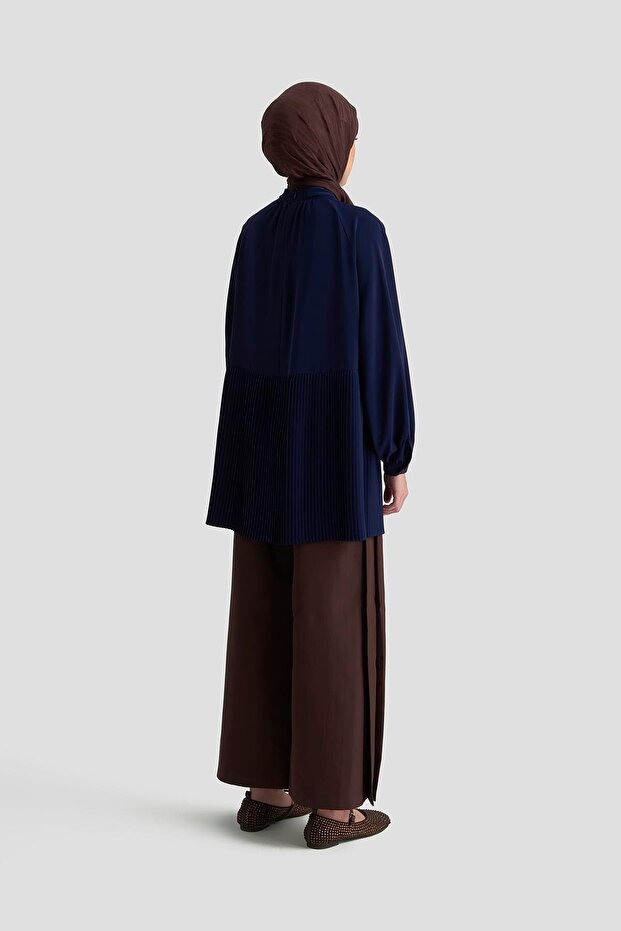 Piliseli Tunik 25KD1115 Lacivert - 5