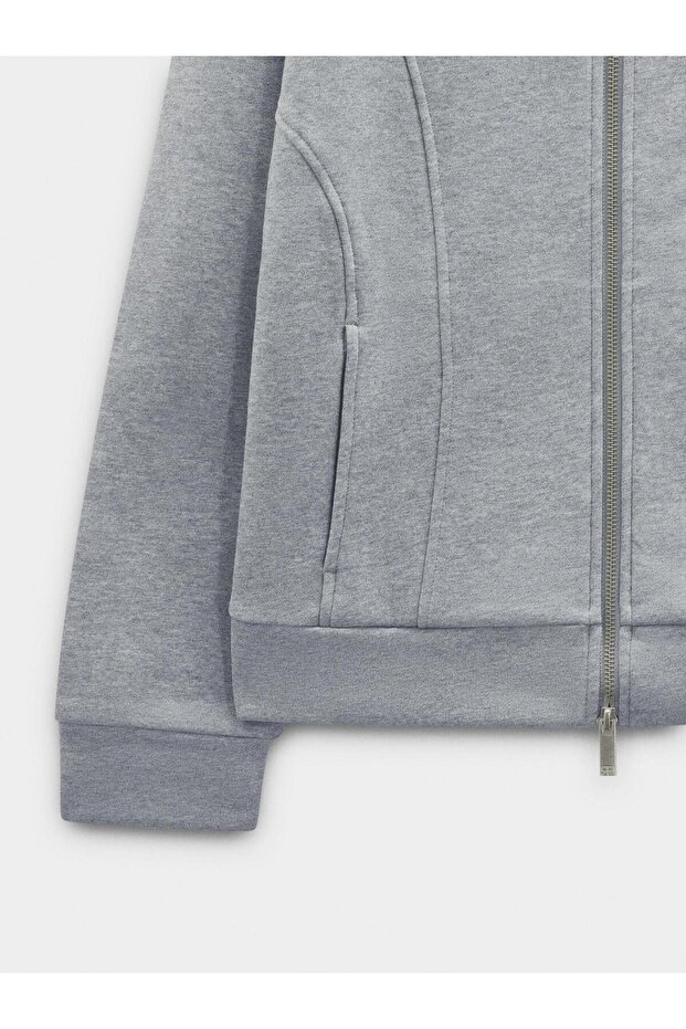 Pamuklu Kapüşonlu Sweatshirt - 6