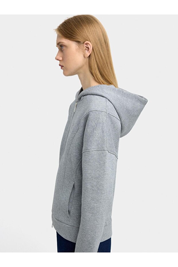 Pamuklu Kapüşonlu Sweatshirt - 3