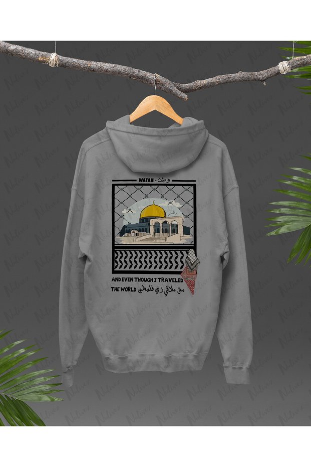 Palestine Design Back Printed, High Quality Unisex Oversize Hoodie