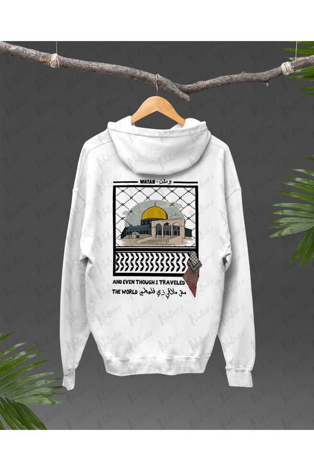 Palestine Design Back Printed, High Quality Unisex Oversize Hoodie