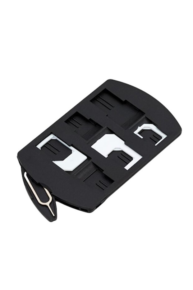 3 in 1 SIM adapter for Micro SIM, Nano SIM, standard SIM, with key included - 1