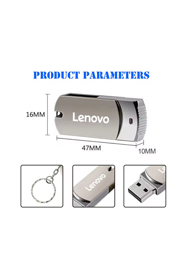 Flash Drive 4TB USB 3.2 – High-Speed Transfer, Metal U-Disk Pen Drive, SSD-Style Memory PenDrive - 2
