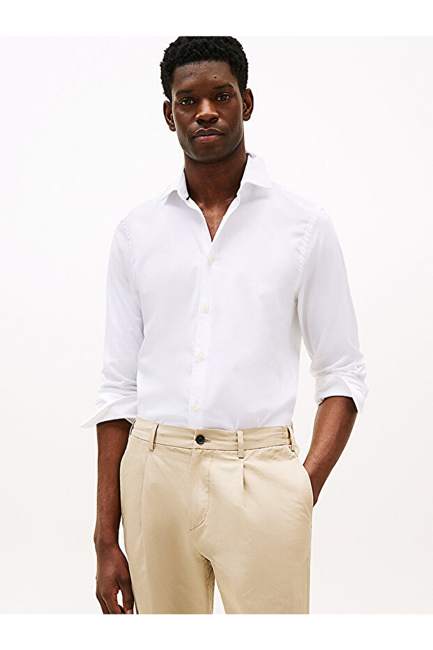 erkek dc solid poplin gömlek - 1