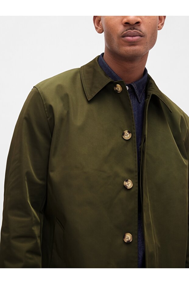 Erkek Haki Mac Kaban - 3