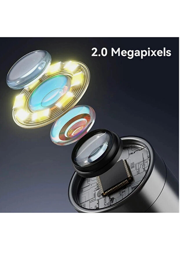 High Definition 8 LED USB Microscope with 1600x Magnification, Digital Magnifier, Endoscope and Video Camera - 3