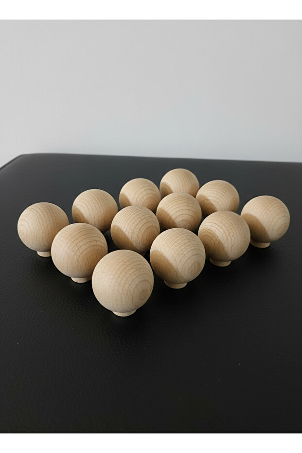 küre kulp ahşap kulp lüks country mobilya kulpu ( 1 ADET ) - 3