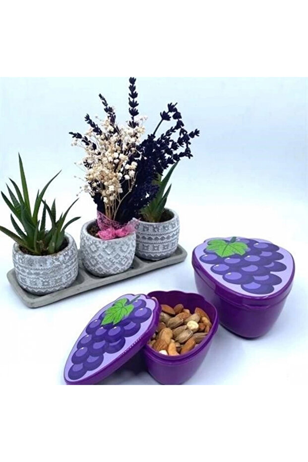 Nestable Grape Model Storage Container Set - 7