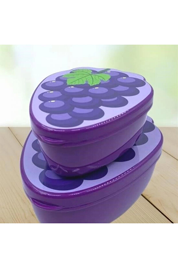 Nestable Grape Model Storage Container Set - 5