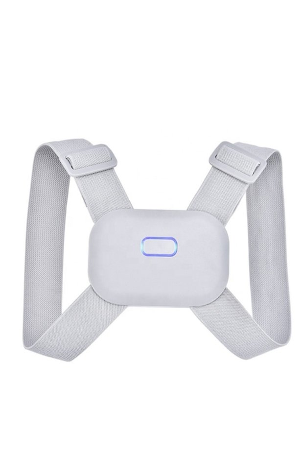 Sport back support with smart sensor and vibration