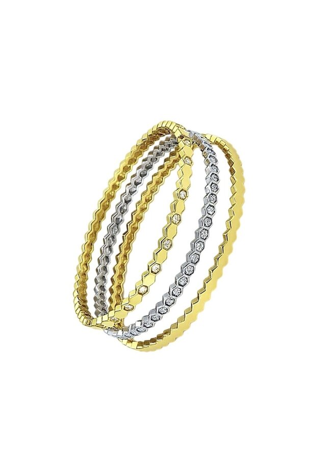 Hexa 3-Clamp Bracelet