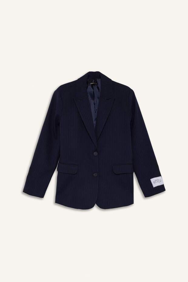 Regular Fit Ceket Yaka Blazer Ceket G2307AX25WN - 1