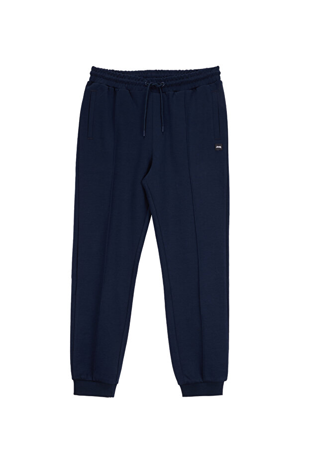 Lastikli Bel Standart Lacivert Erkek Eşofman Altı J4WM-EA7226 - 7