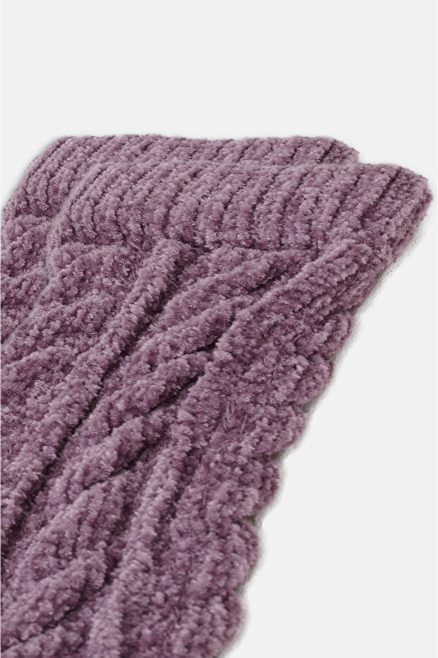 Cable Chenille Soket Çorap - 3