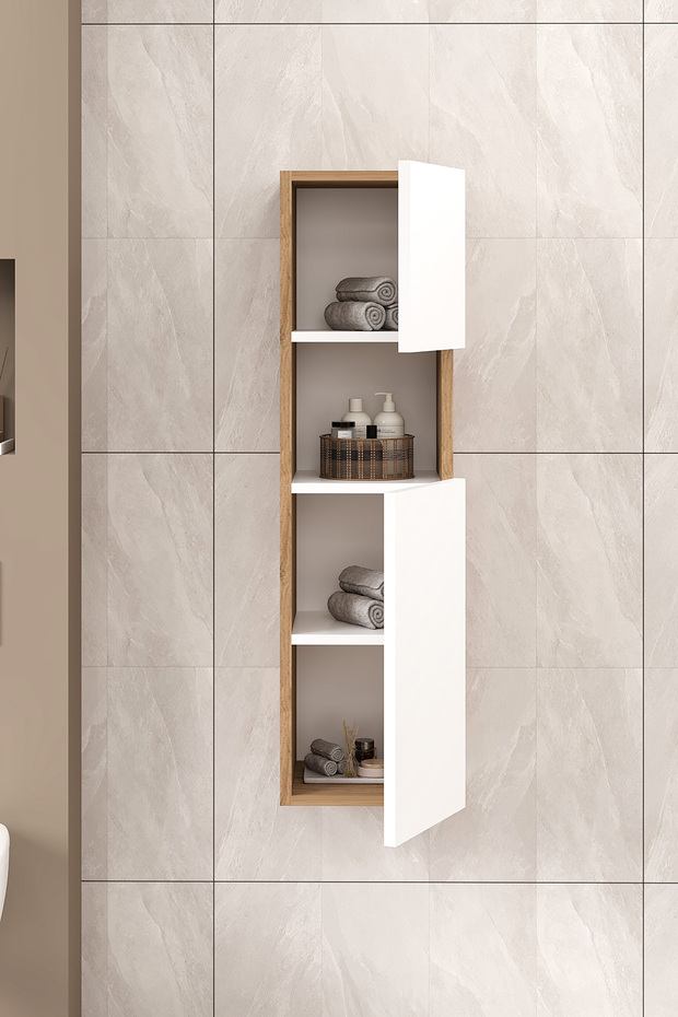 %100 Mdf 30 cm Saura Boy Dolabı - 3