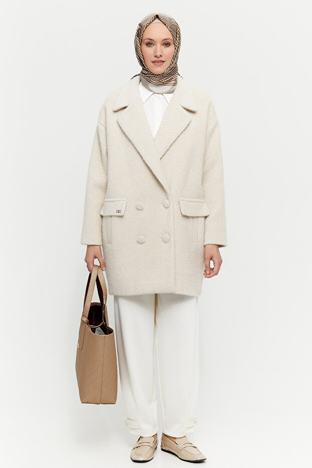 Kısa Oversize Kaban - 1