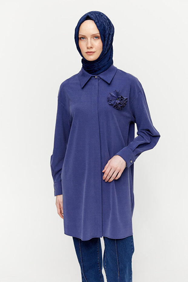 Broşlu Tunik - 3
