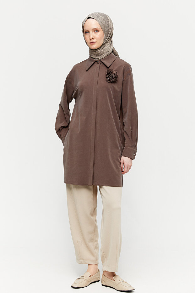 Broşlu Tunik - 1