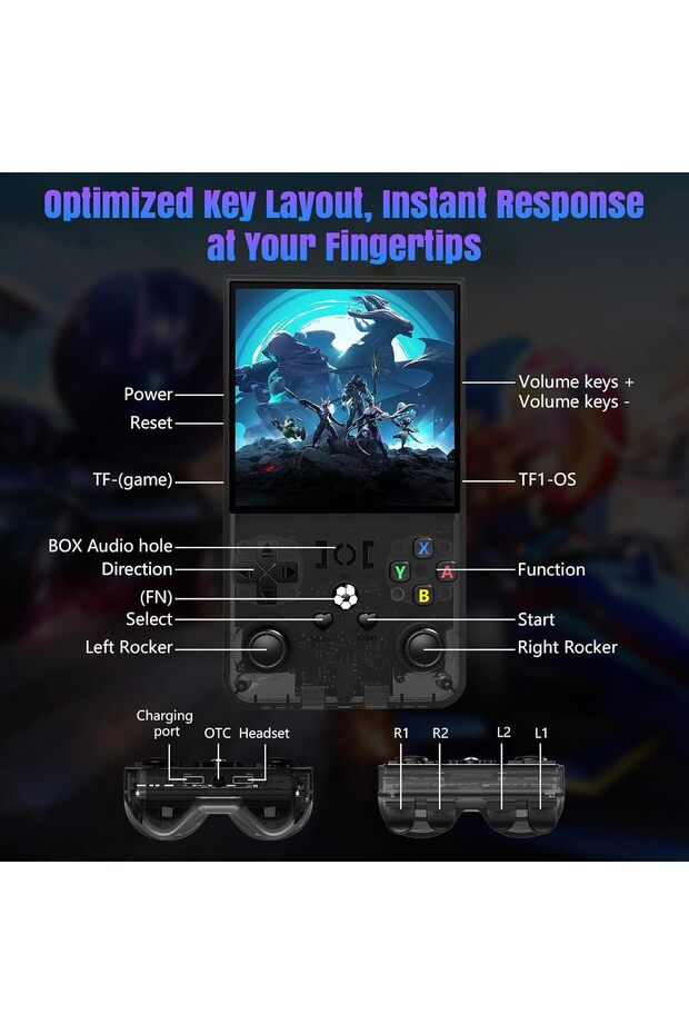 جهاز ألعاب محمول كلاسيكي R36MAX - 7