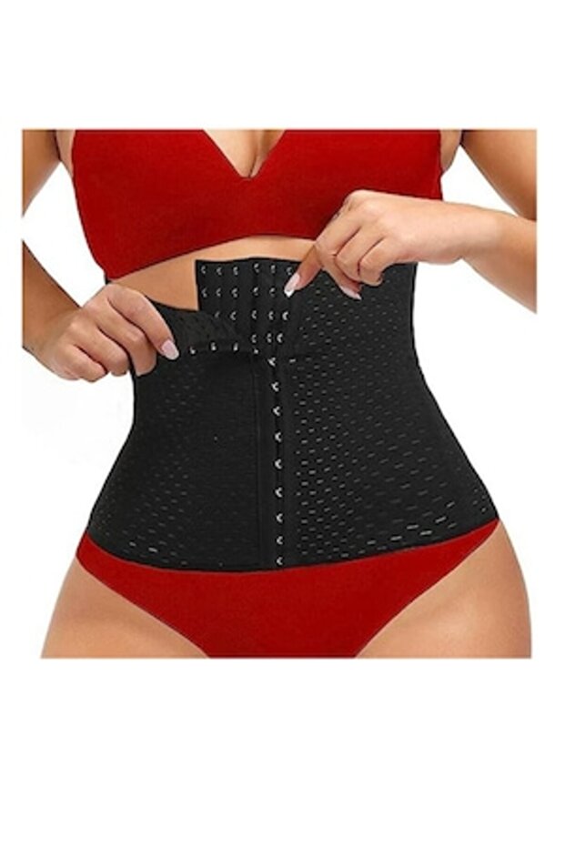 Waist and abdomen shaping corset, Shapewear, with 3-row closure, Size L 74-80 C - 1