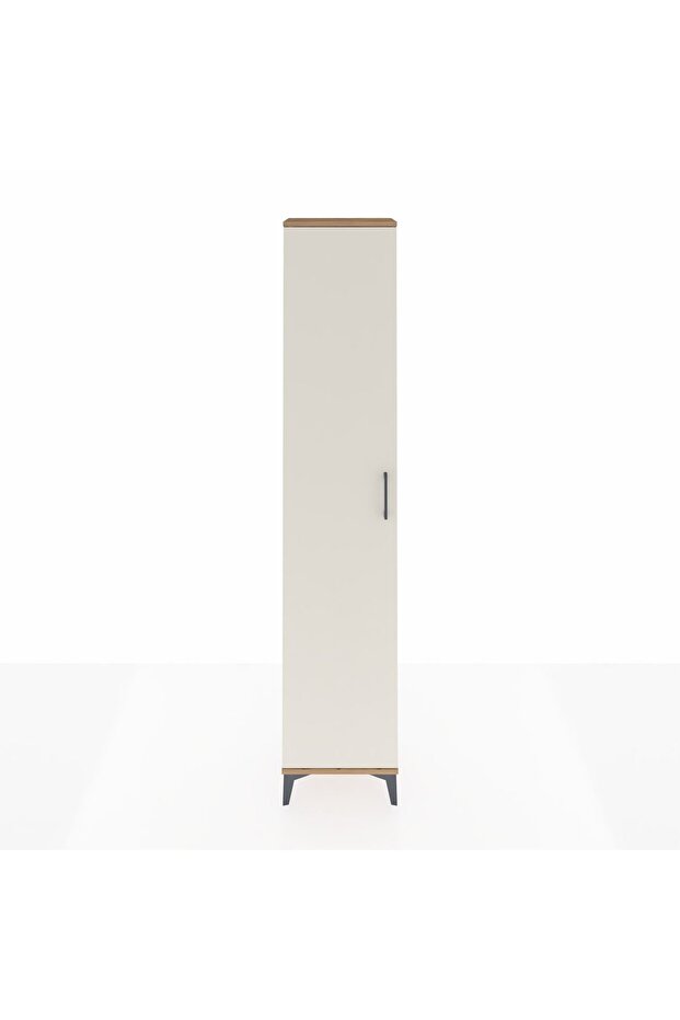 Arges Dolap 2 Raflı Tek Kapaklı Tek Askılı 44x30x221 Çam-Aytaşı - 1