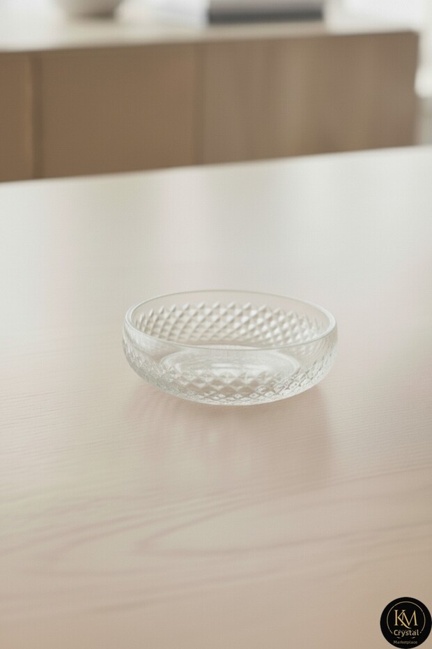 28cm Charisma Fruit Pot Presentation Holder Luxury Cutout Crystal