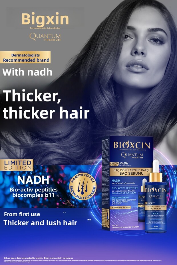 Quantum Premium Anti-Hair Loss Serum 100 ml - Nadh, Limited Edition, Volume, Fullness - 3