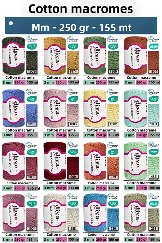 Diva Cotton Macrame 258 - 3