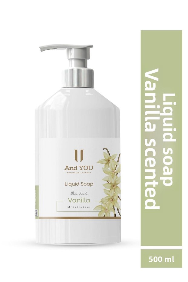 Liquid Soap (with Vanilla) / Vanilla Scented Liquid Soap 500 ml