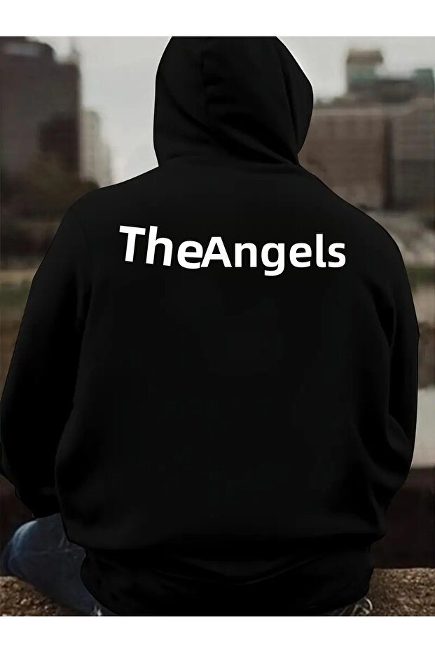 Hooded Sweatshirt 1Quality Comfortable Stylish Design Los Angeles Written Oversized Unisex New Season