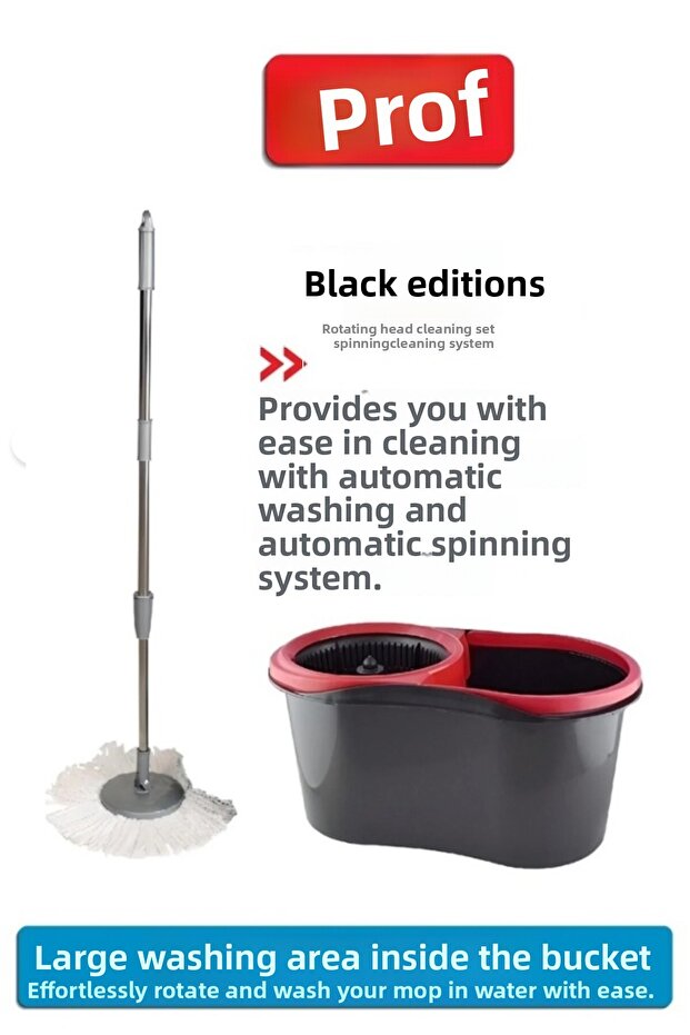 Proff Automatic Cleaning Set - Bucket Mop Set - 1