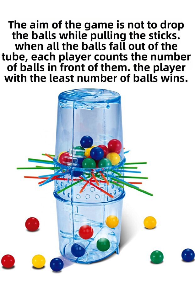 Stick Pulling Game Pull the Sticks but Don'T Drop the Balls Educational Intelligence Strategy Development Box Game - 2