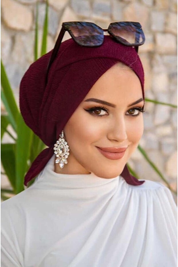 Bordo Çapraz Bone - 3